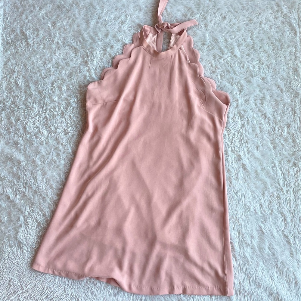 Scalloped edge Dress